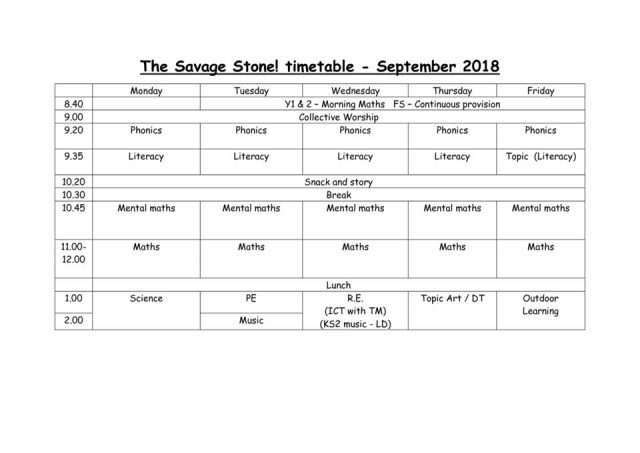 thumbnail of Timetable